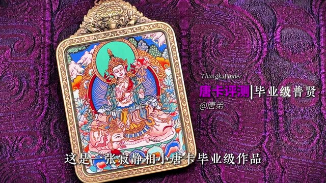 普贤金彩唐卡讲解视频封面